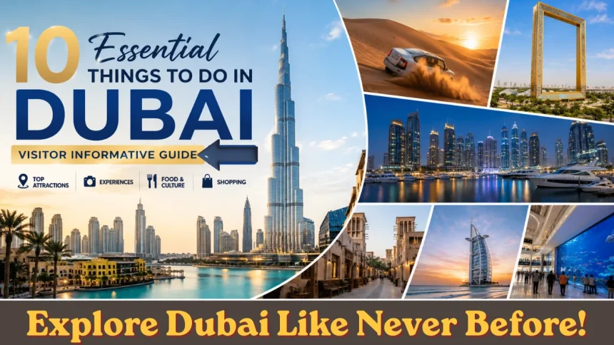 10 Essential Things To Do In Dubai: Visitor Informative Guide 2026