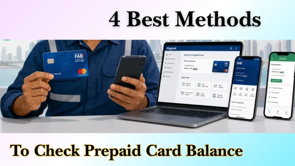 4 Best Methods to Check Prepaid Card Balance in the UAE