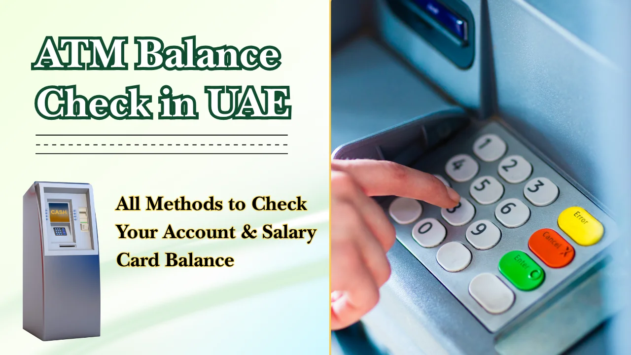 ATM Balance Check in UAE