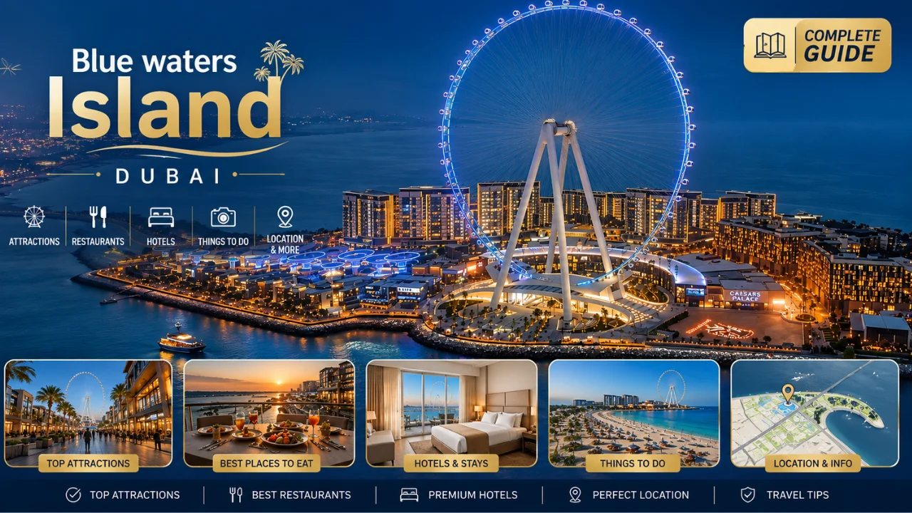 Bluewaters Island Dubai (2026 Guide): Attractions, Restaurants, Hotels, Location, Things to Do & Visitor Information