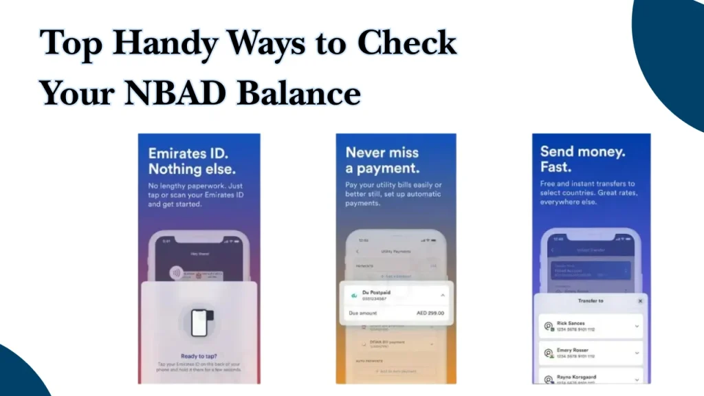 Ways to Check Your NBAD Balance