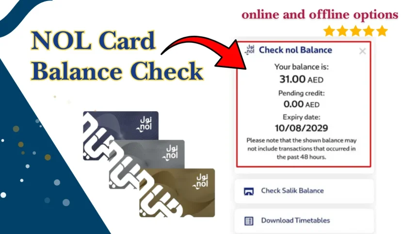 NOL Card Balance Check